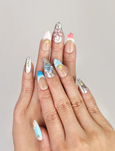 Rainbow Floral Metal Star Dream